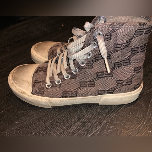 Distressed Balenciaga shoes